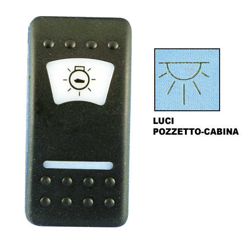 Bascula per Pulsanti Interruttori Modello Luci Pozzetto-Cabina